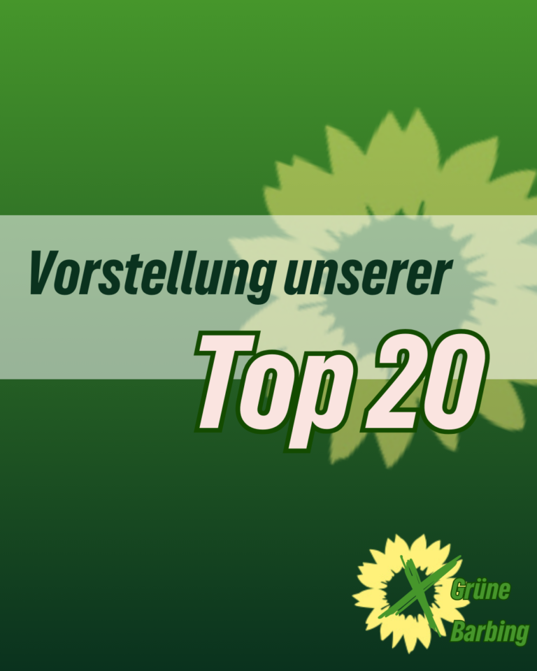 Unsere Top 20 für den Gemeinderat